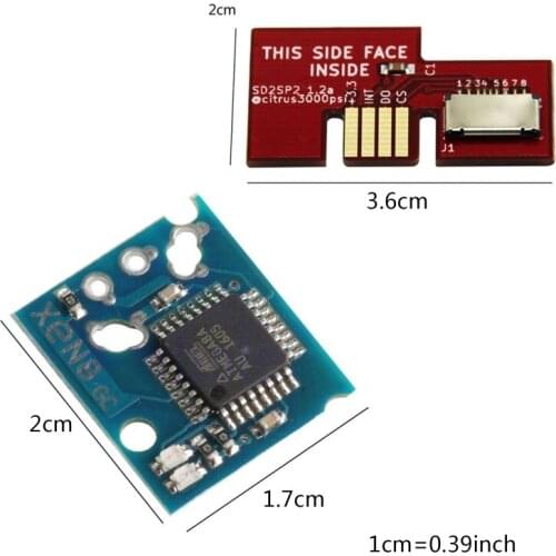 Replacement Micro SD Card Adapter TF Card Reader + Mod GC Direct- Reading Chip NGC For Gamecube Game Console