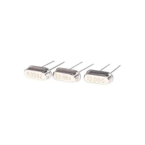 10PCS 4Mhz 6Mhz 8Mhz 12Mhz 16Mhz 20Mhz 24Mhz 32.768K 2*6 32.768K 3*8 Quartz Crystal Resonator Passive Oscillator HC-49S