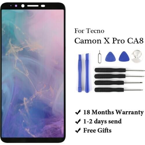 10pcs For Tecno Camon X Pro CA8 LCD Screen Digitizer high Quality Replacement Assembly LCD For Tecno Camon X Pro CA8 LCD Display
