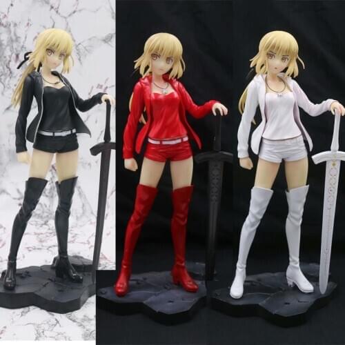 3 colours Fate Zero Fate Stay Night Saber Action Figure Collection Toys Christmas Gift Japanese Anime Figures 24CM