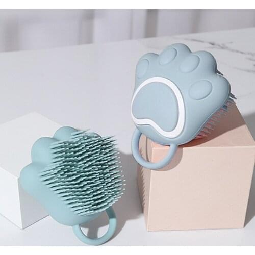 Pet Bathing Brush Massage Bathing Artifact Silicone Bathing Cleaning Appliance Cat Dog Bathing Brush Pet Supplies