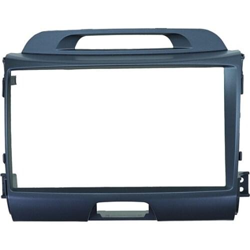 Car Fascias Navigation Frame Dash Kit For 9"Universal Android Multimedia Player For Kia Sportage R 2011 2012 2013 2014 2015