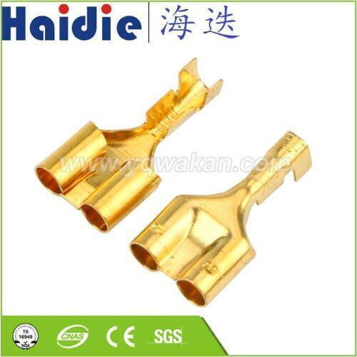 Free shipping 100pcs auto wire terminal for elcetric connector, crimp loose pins loose terminals DJ223-3.5A