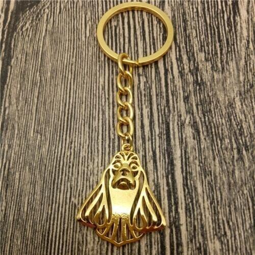 American Cocker Spaniel Key Chains Fashion Pet Dog Jewellery American Cocker Spaniel Car Keychain Bag Keyring For Women Men