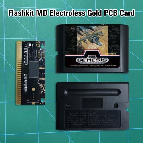 Task Force Harrier EX - Flashkit MD Electroless Gold PCB Card 16 bit MD Games Cartridge For MegaDrive Genesis console