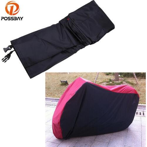 POSSBAY M/L/XL/XXL/XXXL Motorcycle Cover Outdoor UV Protector Waterproof Dustproof Motorbike Heavy Racing Scooter Cover