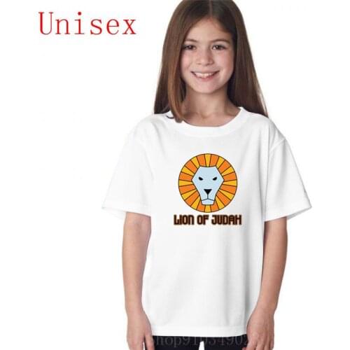 Lion of Judah Christian kid clothes girls tshirt kids clothes baby girl clothes comfortable summer clothes suitable