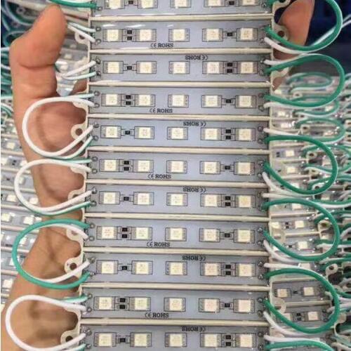 DC12V 5050 5 LED Module lighting DC12V Waterproof led modules 20PCS per string White Warm white red green blue yellow