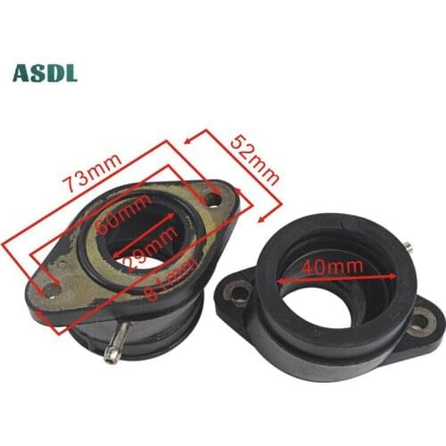 Motorcycle Carburetor Intake Manifold Boot Carb Flange For Yamaha XJR1200 XJR1300 XJR 1200 1300 4KG 4KG-13586-00 4KG-13596-00