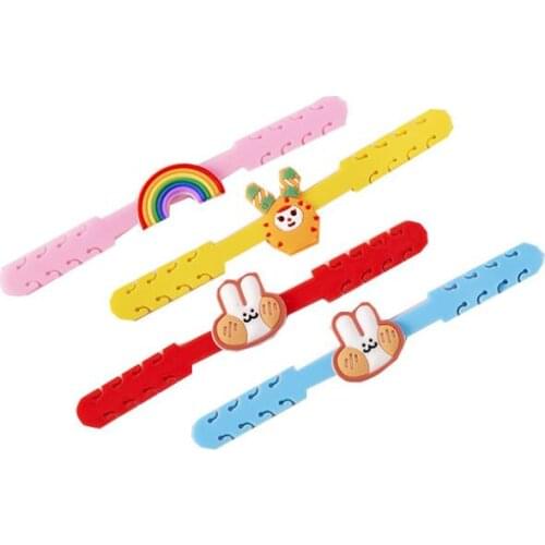 Cartoon Face Mask Ear Hooks Adjustable Anti-slip Ear Protection Mask Ear Grips Extension Hook Masks Buckle Holder LX2407