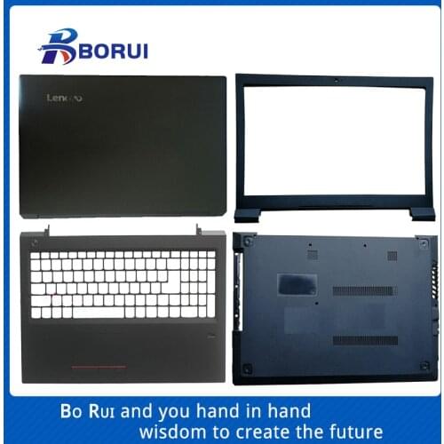 New Laptop LCD Back Cover/Front Bezel/Palmrest/Bottom Case For Lenovo V310-15 V310-15ISK Series Base Cover Fingerprint palmrest