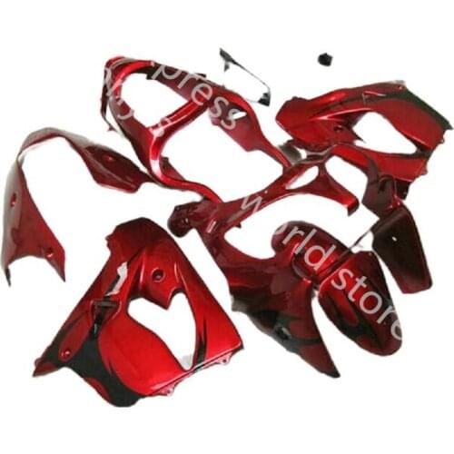 Custom ZX9R Fairing for kawasaki Ninja ZX-9R 2002 2003 ZX9R ZX 9R 02-03 ABS red Body Kit