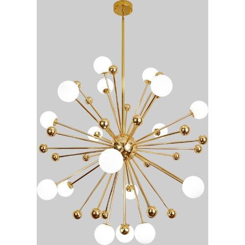 Modern Branch Pendant Lights Modern Gold Spark Glass Hanging Pendant Lamp Fixture For Dinning Room Home Decoration lamps PA0059