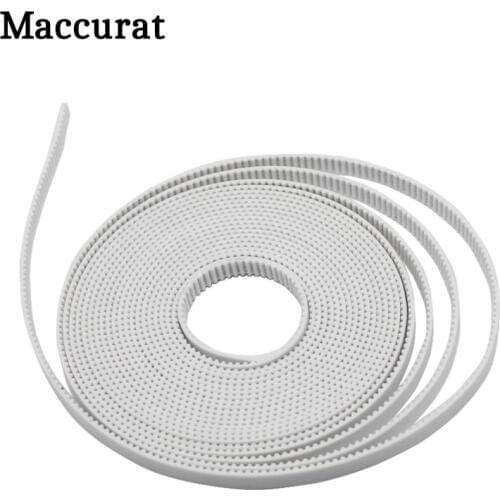 PU with Steel Core GT2 Belt 2GT Timing Belt 6mm Width 1M 3M 5M For 3D Printer Parts RepRap Mendel Rostok 1 PU With Steel Core