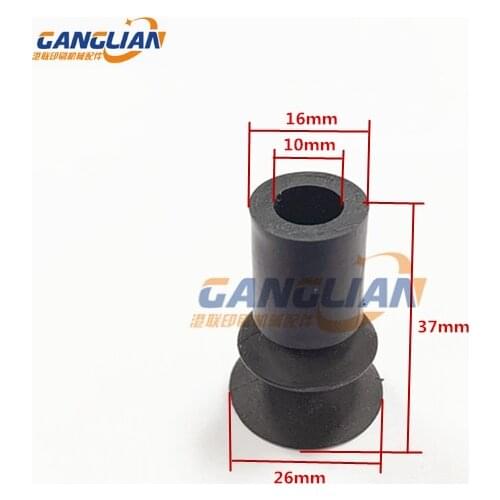 100 Pieces Rubber Sucker Suction Cup Rubber Nozzle For Offset Printing Machine