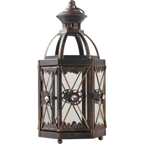 Luxury Personalized Dining Vintage Candle Holder Nordic Decorative Lanterns Candle Holders Porta Velas Home Decoration BA60ZT