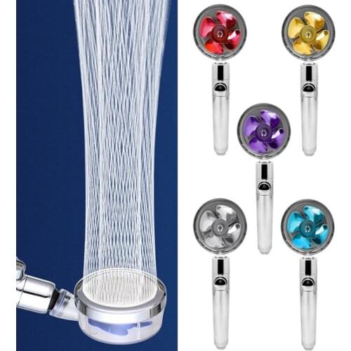 High Pressure Water Saving Spray Shower Head 360 Rotated Rainfall Shower Head Bathroom Hand Held Pressurized Massage Shower Head