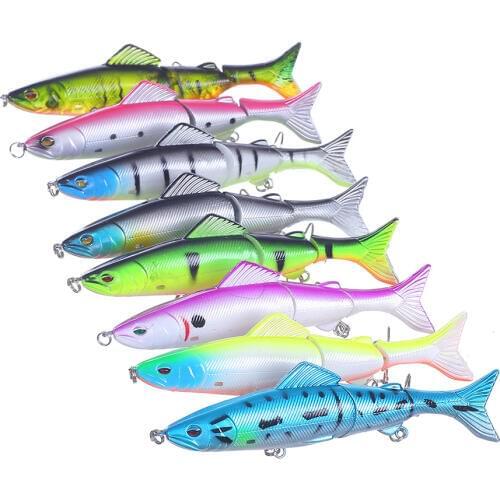 HiUmi 1PC 17.63G 12.7CM 3Deyes sections fishing gear wholesale fishhooks wobblers fish lures tackle hard artificial baits