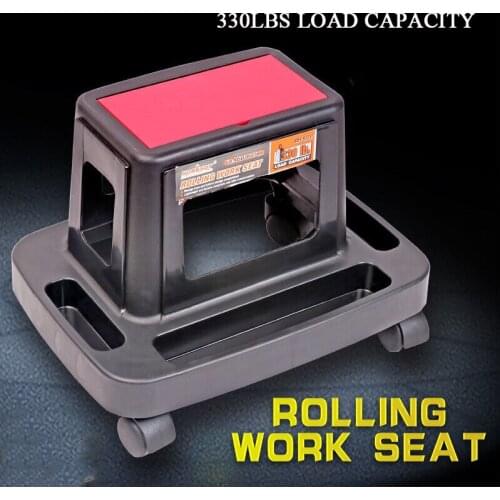 SDANT Universal Auto Repairing Seat With Four Wheel Scooter General Mobile Lay Repair Stool Have Tools Storage Function