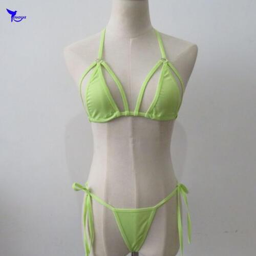 G-string Bra Extreme Sex Thong Bottom Micro Bikini Women Swimsuit Sexy Lingerie Swimwear Bathing Suit Summer Beach Sunbath Wear