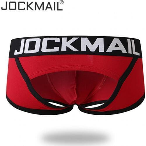 JOCKMAIL Brand Brand U convex pouch G-strings Breathable Male Underwear Cotton Gay String Panties Sexy Jockstrap Men Thongs