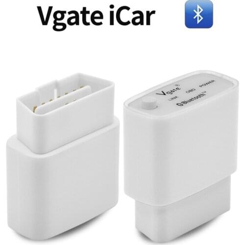 High Quality Bluetooth ELM327 Vgate iCar Bluetooth wofi OBD2 car tester auto diagnostic tool Elm 327 obd white tester