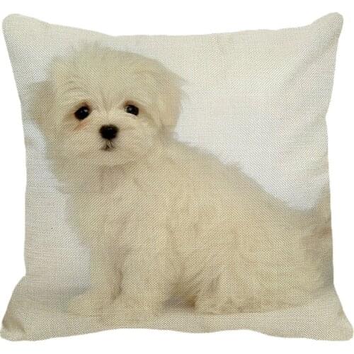 XUNYU 45cmx45m creative animal than bear dog new cotton linen comfort pad set home sofa decoration hug pillowcase YH040