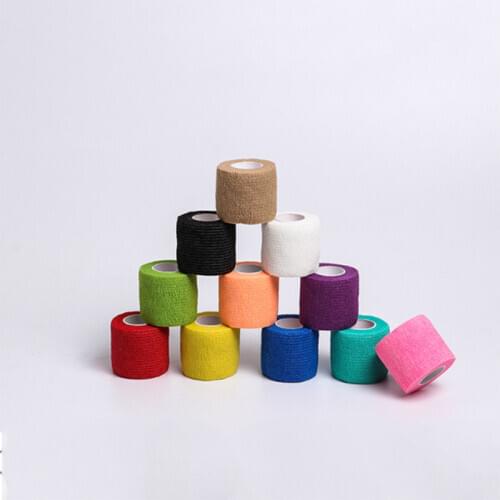 Colorful Sport Self Adhesive Elastic Bandage Wrap Tape 4.5m Elastoplast For Knee Support Pads Finger Ankle Palm Shoulder