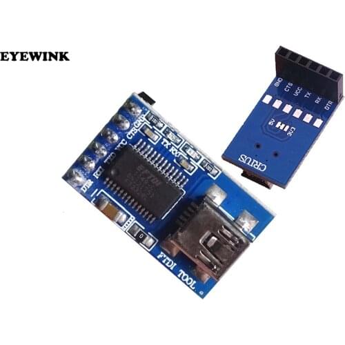 1pcs Crius FTDI Basic Breakout USB to TTL USB-TTL 6 PIN 3.3 5V for MWC MultiWii SE Lite
