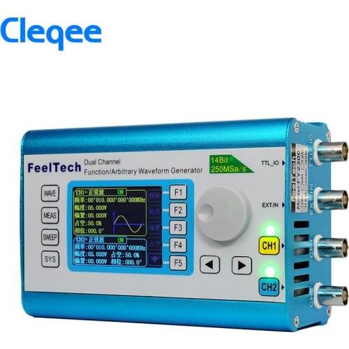 2 FY2300-6MHz 200MSa/s 100MHz Frequency Meter Arbitrary Waveform High Function Dual Channel Signal Generator