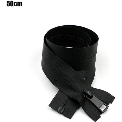 5 # 15/20/50/60/70/80 / 90cm Nylon Waterproof Zipper Clothes For Sewing Zippers Open-end W6R3