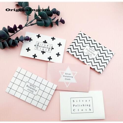 Silver Polish Cloth Simple Design Anti Tarnish Tools Wipe Maintain Sterling Silver Gold Jewelry Special Polishing Clean Jewelry