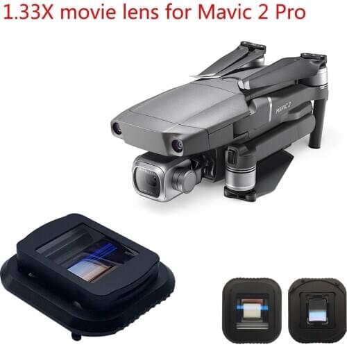 1.33X Anamorphic Movie Lens for DJI Mavic 2 Pro Drone Widescreen Blu-ray Movie Lens FilterVideo Shoot Filmmaking Accessories