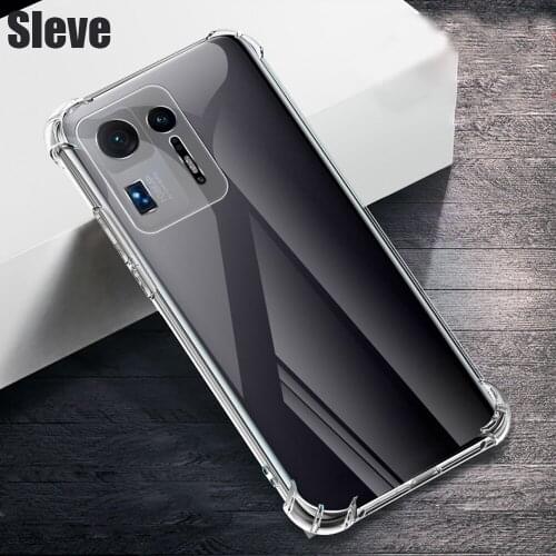 Case for Mix 4 Reinforced Corner Airbag Soft TPU Clear Shockproof Cover For Xiaomi Mi Mix4 5G