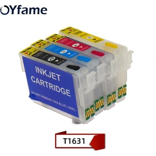 OYfame 16 XL T1631 Ink Cartridge For Epson T1631 refill kit For Epson wf 2750 2760 2010W 2510WF 2520NF 2530WF 2540WF 2660 2630
