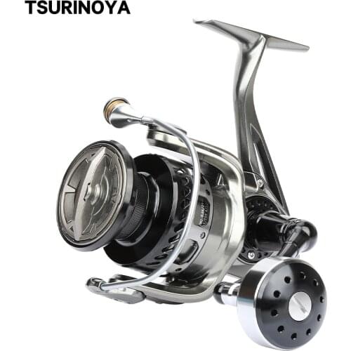 TSURINOYA Carp Fishing Reel BROWN BEAR 3000 4000 5000 6000 7000 9+1 12-20KG Full Metal Feeder Reel Saltwater Spinning Wheel