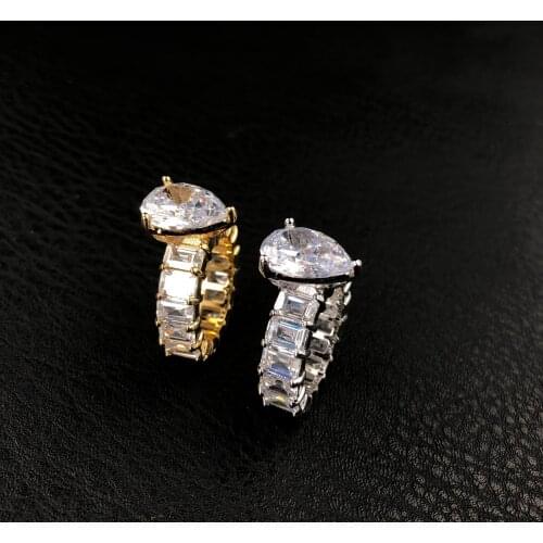 Love oval heart ring