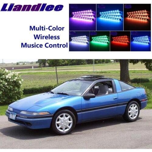 LiandLee Car Glow Interior Floor Decorative Seats Accent Ambient Neon light For Plymouth Laser