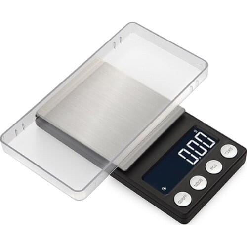 Mini Pocket 500/0.01g High Precision Balance LCD Backlit Display Digital Jewelry Scale Electronic Gram Food Weight Kitchen Scale