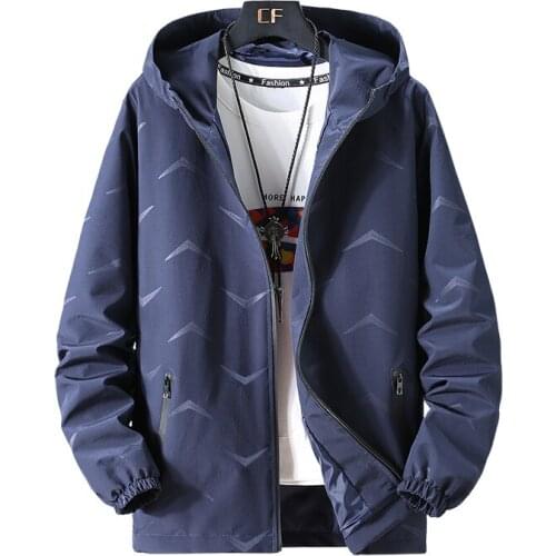 2020 New men jacket hooded Jackets Plus Size 10XL 9XL 8XL 7XL men Windbreaker Casual Coat for Male Outerwear Streetwear jacket