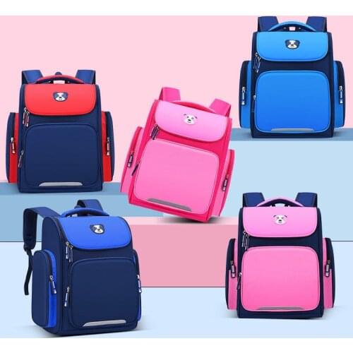 New Style Space School Bag Young STUDENTS Men and Women 1-3-6 Grade Shoulders CHILDRENS Rucksack Breathable Customizable Logo