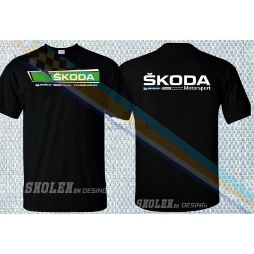 LIMITED T SHIRT SKODA Motorsport rally FABIA WRC S2000 RACING SPORT CAR ALL SIZE