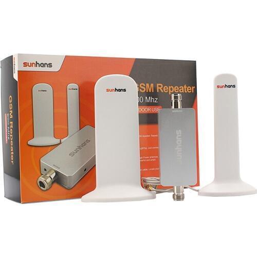 1Set High-Gain Original Sunhans 800MHz Signal Repeater 4G LTE Mobile Phone Amplifier Booster Free Shipping