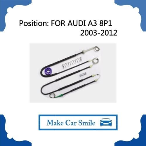 FOR AUDI A3 8P WINDOW REGULATOR REPAIR KIT FRONT LEFT 2/3 DOORS 2003-2012 NEW