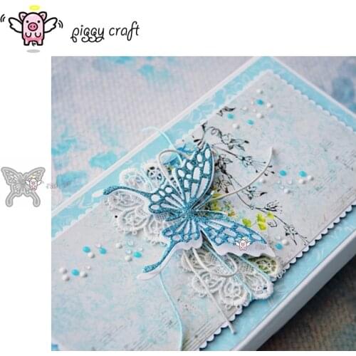 Piggy Craft metal cutting dies cut die mold 3D butterfly decoration Scrapbook paper craft album card punch knife art cutter die