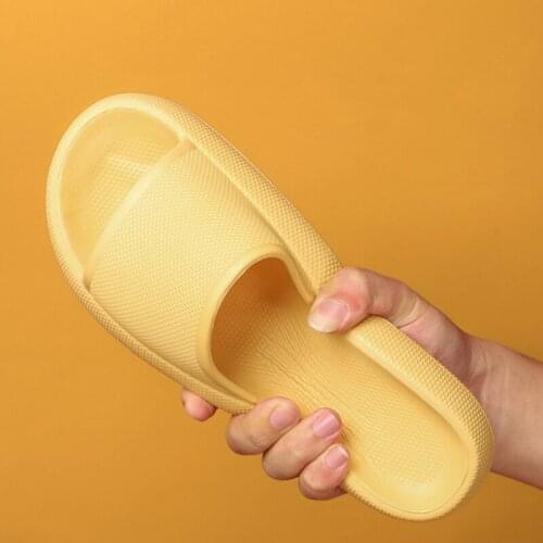 Summer Womens Slippers Couple Models Unisex Household Indoor Home Soft Bottom Bathroom Bath Non-slip Japanese Style