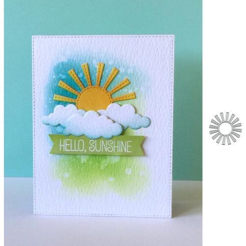 Sun shine Metal Cutting Dies Stencil For DIY Scrapbooking Paper Card Decorative Craft Embossing Die Cuts New 2019