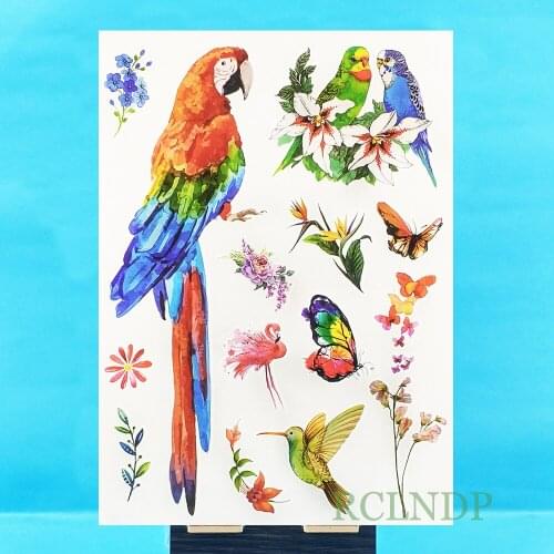 Waterproof Temporary Tattoo Sticker on body tatto stickers flash tatoo fake tattoos for women girl