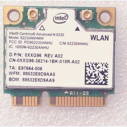 Int 6230 Advanced-N + BT4.0 WiFi Card 62230ANHMW For XPS 13-L321X Series,CN-0XXG96