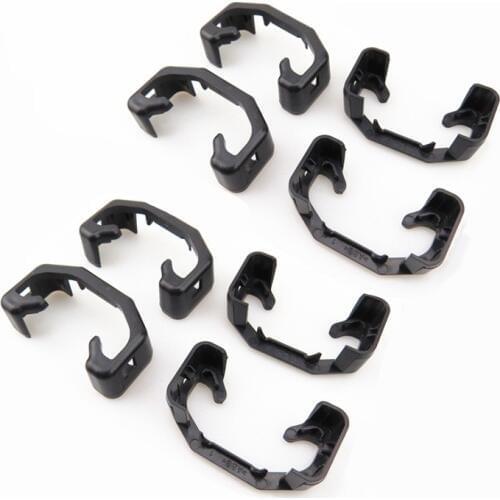 8Pcs Car Interior Accessories Seat Slide Clip Sliding Rail Blanking Protection Cover For Tiguan Q5 Sharan fabia Rapid 5N0881347A